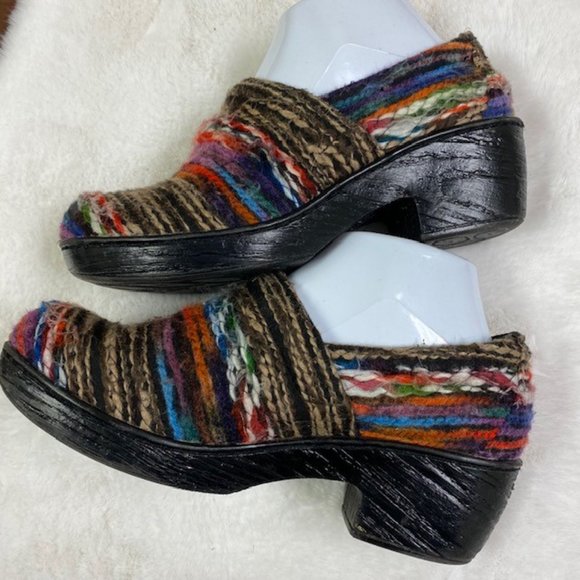 Unique B.O.C. Nadiyya Multicolor Yarn Clogs Size 8M‎ - Picture 7 of 11